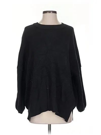Pre-owned Unbranded Pullover Sweater In Black