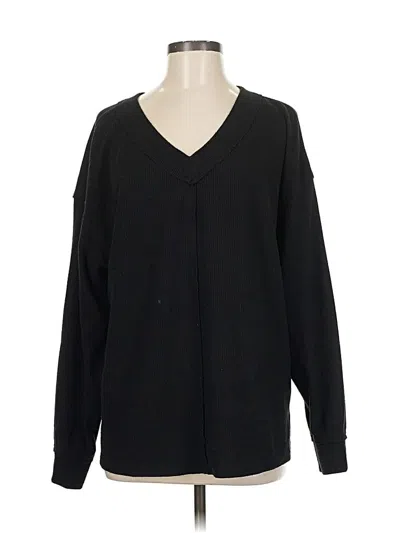 Pre-owned Unbranded Pullover Sweater In Black