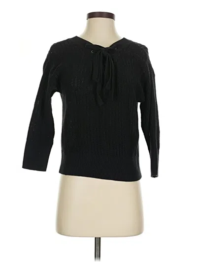 Pre-owned Unbranded Pullover Sweater In Black