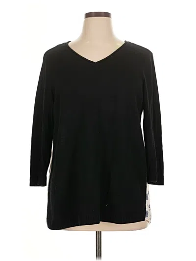 Pre-owned Unbranded Pullover Sweater In Black