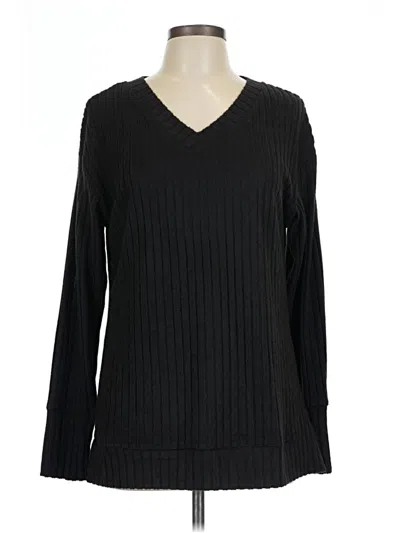 Pre-owned Unbranded Pullover Sweater In Black
