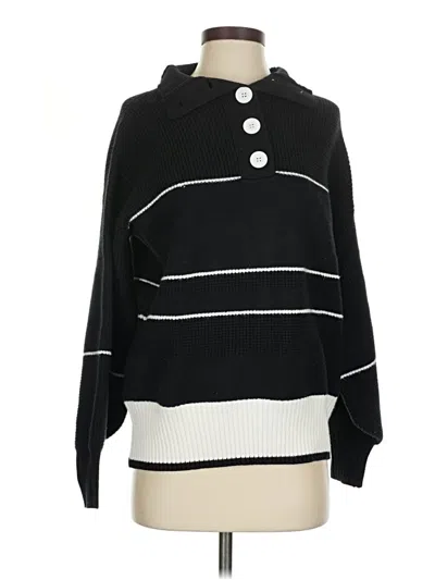 Pre-owned Unbranded Pullover Sweater In Black