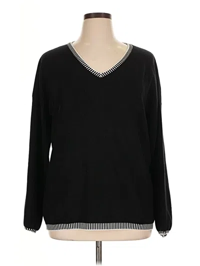 Pre-owned Unbranded Pullover Sweater In Black
