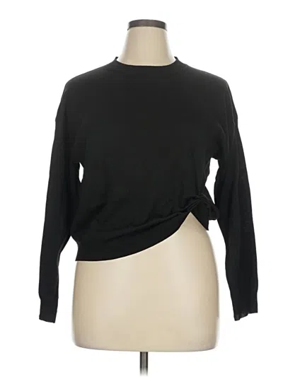 Pre-owned Unbranded Pullover Sweater In Black