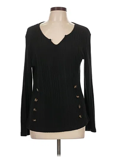 Pre-owned Unbranded Pullover Sweater In Black