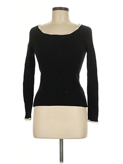 Pre-owned Unbranded Pullover Sweater In Black