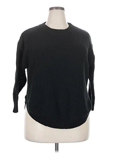 Pre-owned Unbranded Pullover Sweater In Black