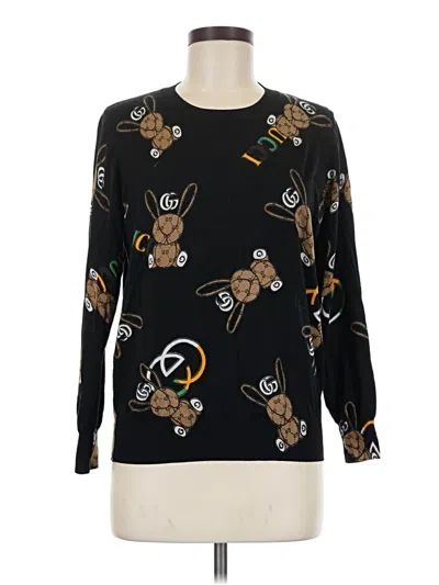 Pre-owned Unbranded Pullover Sweater In Black