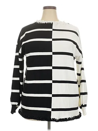 Pre-owned Unbranded Pullover Sweater In Black