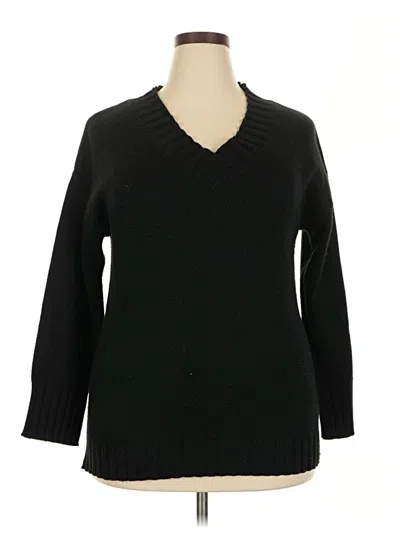 Pre-owned Unbranded Pullover Sweater In Black