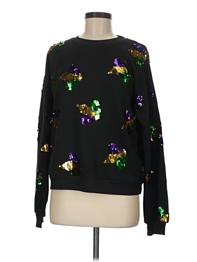 Pre-owned Unbranded Pullover Sweater In Black