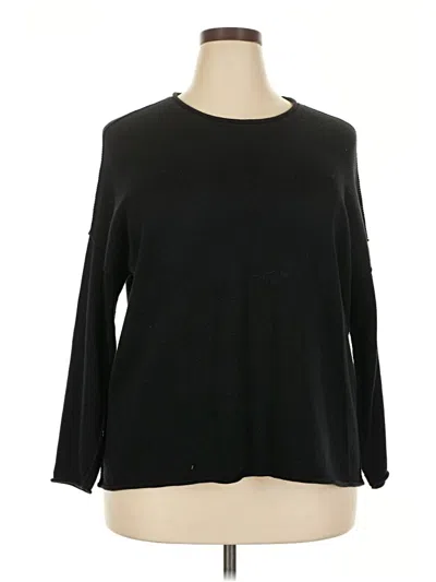 Pre-owned Unbranded Pullover Sweater In Black
