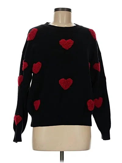 Pre-owned Unbranded Pullover Sweater In Black