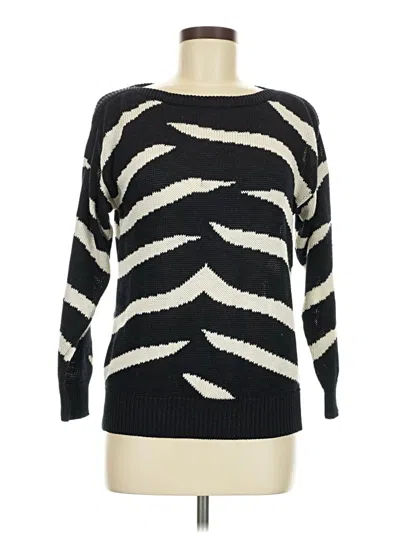 Pre-owned Unbranded Pullover Sweater In Black