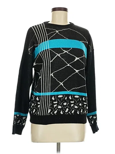 Pre-owned Unbranded Pullover Sweater In Black