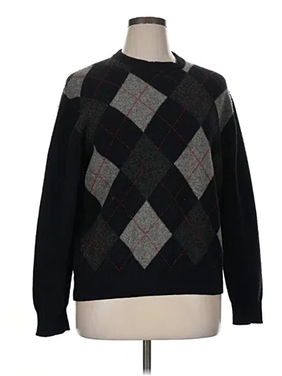 Pre-owned Unbranded Pullover Sweater In Black