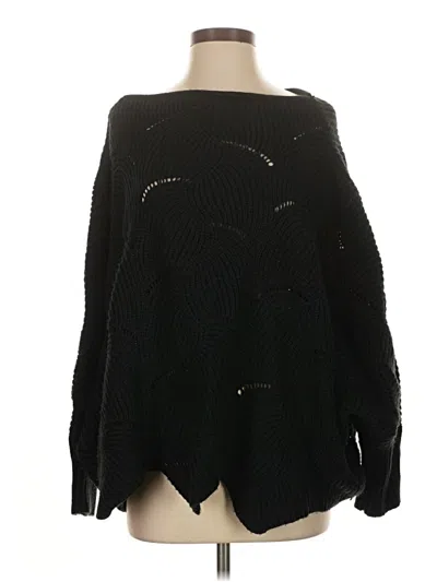 Pre-owned Unbranded Pullover Sweater In Black