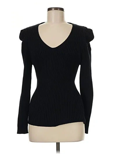 Pre-owned Unbranded Pullover Sweater In Black
