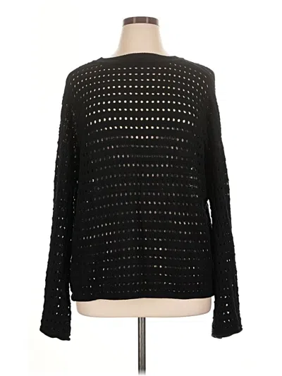 Pre-owned Unbranded Pullover Sweater In Black