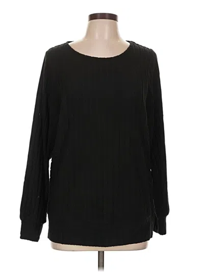 Pre-owned Unbranded Pullover Sweater In Black
