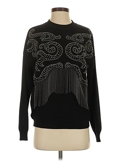 Pre-owned Unbranded Pullover Sweater In Black