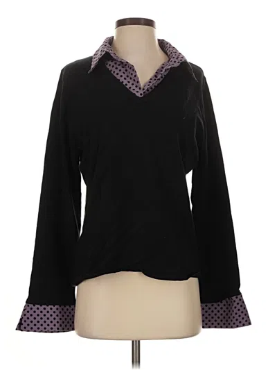 Pre-owned Unbranded Pullover Sweater In Black