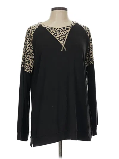 Pre-owned Unbranded Pullover Sweater In Black