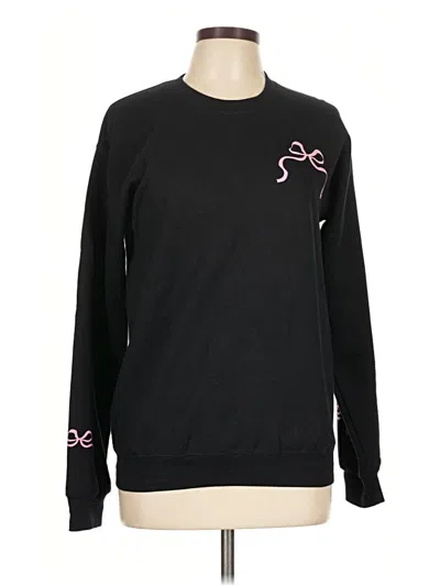Pre-owned Unbranded Pullover Sweater In Black