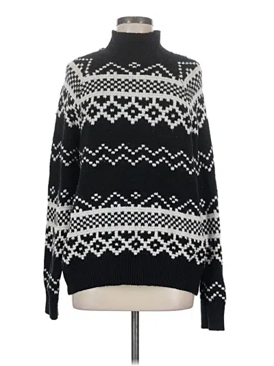Pre-owned Unbranded Pullover Sweater In Black