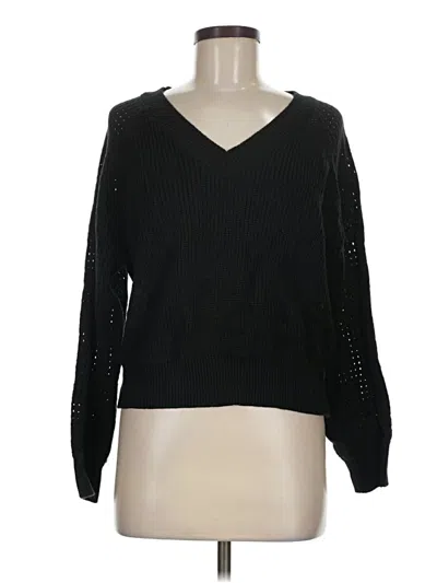 Pre-owned Unbranded Pullover Sweater In Black