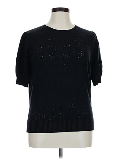 Pre-owned Unbranded Pullover Sweater In Black