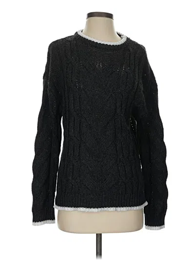 Pre-owned Unbranded Pullover Sweater In Black