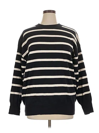 Pre-owned Unbranded Pullover Sweater In Black