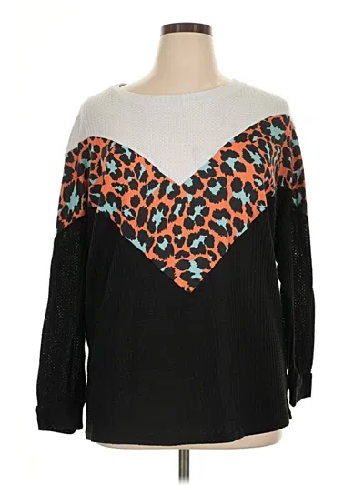 Pre-owned Unbranded Pullover Sweater In Black