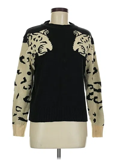 Pre-owned Unbranded Pullover Sweater In Black