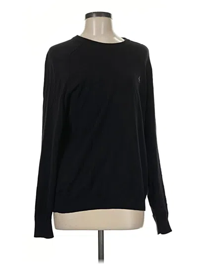 Pre-owned Unbranded Pullover Sweater In Black