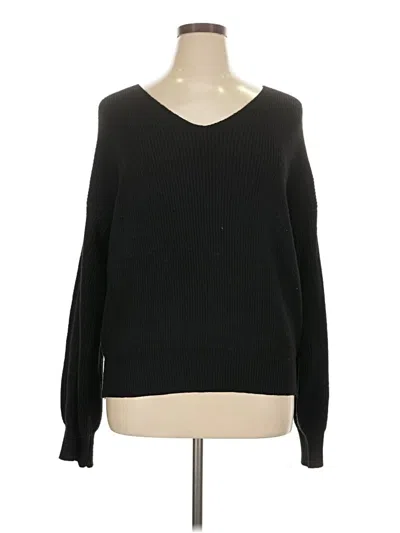 Pre-owned Unbranded Pullover Sweater In Black