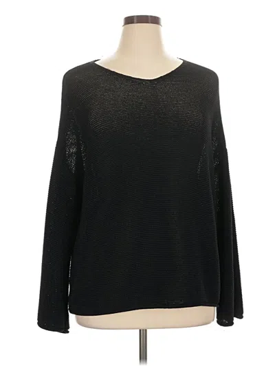 Pre-owned Unbranded Pullover Sweater In Black