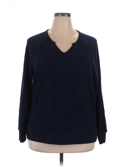 Pre-owned Unbranded Pullover Sweater In Blue