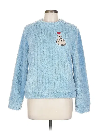 Pre-owned Unbranded Pullover Sweater In Blue