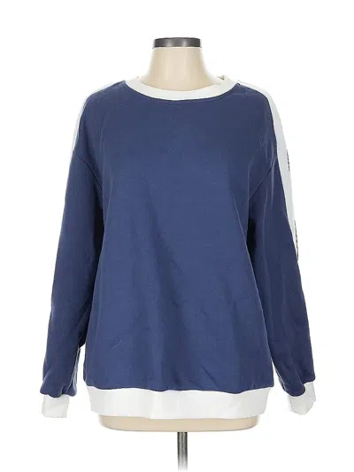 Pre-owned Unbranded Pullover Sweater In Blue