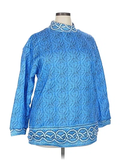 Pre-owned Unbranded Pullover Sweater In Blue