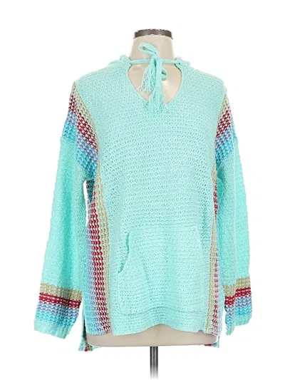 Pre-owned Unbranded Pullover Sweater In Blue