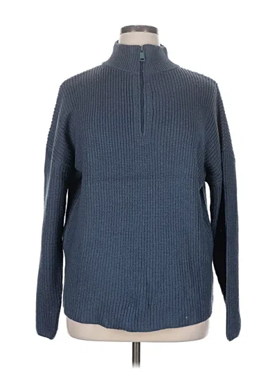 Pre-owned Unbranded Pullover Sweater In Blue