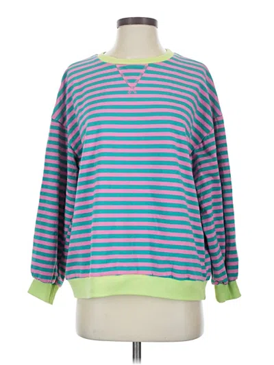 Pre-owned Unbranded Pullover Sweater In Blue
