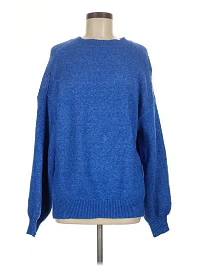 Pre-owned Unbranded Pullover Sweater In Blue