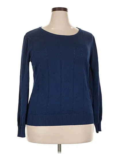 Pre-owned Unbranded Pullover Sweater In Blue