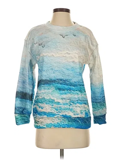 Pre-owned Unbranded Pullover Sweater In Blue