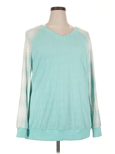Pre-owned Unbranded Pullover Sweater In Blue