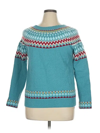 Pre-owned Unbranded Pullover Sweater In Blue